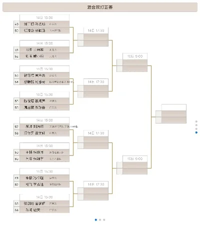 混合双打半决赛 混合双打半决赛直播