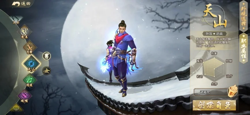 天龙八部2手游职业攻略:天山详解与推荐