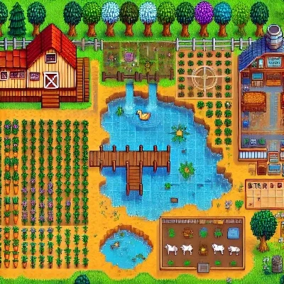 《星露谷物语》新手农场经营攻略:作物养殖、钓鱼采矿、节日活动全解析