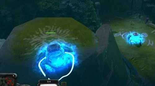 DOTA2信使摧毁技巧:蓝色锤敲铭刻宝石,黄色锤摧毁特效宝石