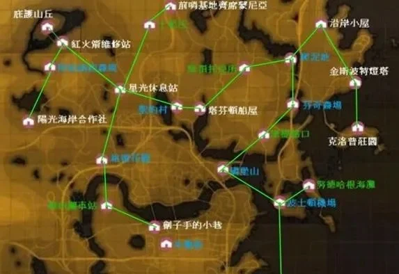 《辐射4》管线指南:地图切换与电缆连接教程