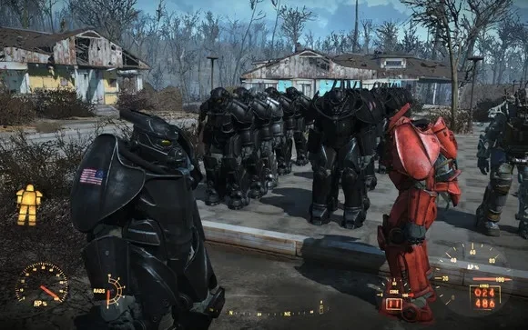 《辐射4》动力装甲脱衣技巧指南