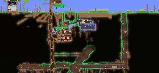 《泰拉瑞亚》腐化之地寻宝攻略:地图特征、深坑探索与生存技巧