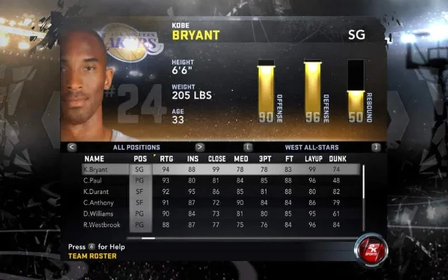 NBA 2K22化身科比指南：街头／传奇模式球员选择及技巧
