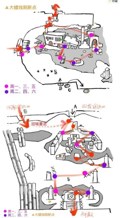 光遇暮土四龙图攻略：墓土地图导航及注意事项