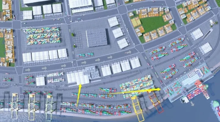 城市天际线货运站布局策略:多站分散、高效进出与优化管理