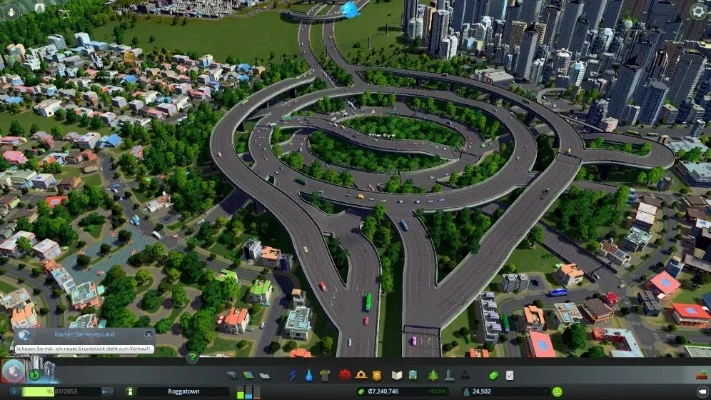 城市天际线圆形道路打造步骤解析