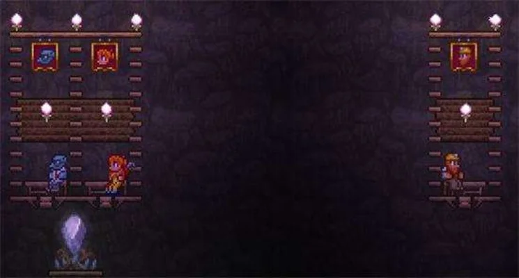 泰拉瑞亚卡地牢宝箱技巧:门+延时器、NPC开门+岩浆水雷攻略