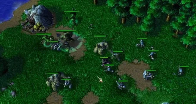 魔兽争霸3人族快速升级技巧:民兵练级、雇佣兵与伐木机攻略