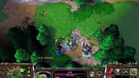 魔兽争霸4兽族内战攻略：前期骚扰资源，中期双兽栏战术，后期持续骚扰与侦察