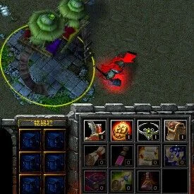 魔兽争霸技能图标隐藏技巧:无图标物品技能与隐形单位方法