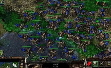 魔兽争霸编队技巧：快速控制两兵团及英雄跟随法