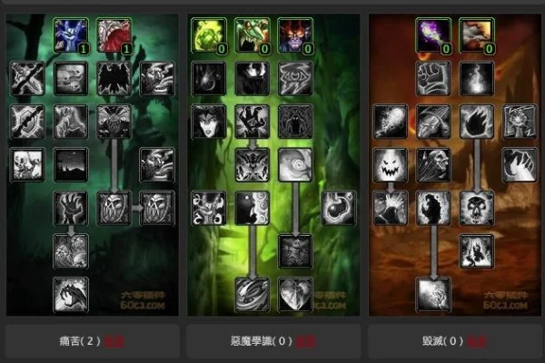 魔兽世界80级术士天赋推荐:痛苦、恶魔、毁灭专精详解