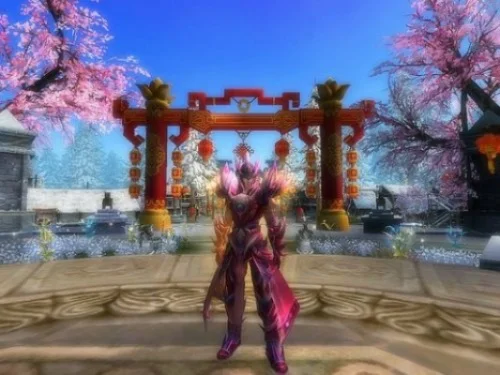 极光世界94级紫装图-冰岛紫装图极光赏